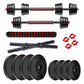 Kore PVC DM 4-40 Kg 3 IN 1 Convertible Dumbbells Set and Fitness Kit for Men and Women Whole Body Workout (PVC-DM-COMBO16-CON)