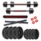 Kore PVC DM 4-40 Kg 3 IN 1 Convertible Dumbbells Set and Fitness Kit for Men and Women Whole Body Workout (PVC-DM-COMBO16-CON)