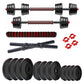 Kore PVC DM 4-40 Kg 3 IN 1 Convertible Dumbbells Set and Fitness Kit for Men and Women Whole Body Workout (PVC-DM-COMBO16-CON)