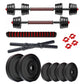 Kore PVC DM 4-40 Kg 3 IN 1 Convertible Dumbbells Set and Fitness Kit for Men and Women Whole Body Workout (PVC-DM-COMBO16-CON)