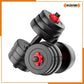 Kore PVC DM 4-40 Kg Dumbbells Set and Fitness Kit for Men and Women Whole Body Workout(PVC-DM-COMBO16)