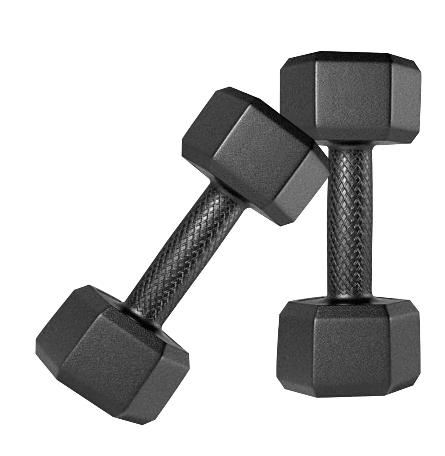 Kore PVC 1-5 Kg Dumbbells Set and Fitness Kit for Men and Women Whole Body Workout (Fixed, Black) (DM-PVC-COMBO16-BLACK)