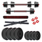 Kore PVC DM 4-40 Kg 3 IN 1 Convertible Dumbbells Set and Fitness Kit for Men and Women Whole Body Workout (PVC-DM-COMBO16-CON)