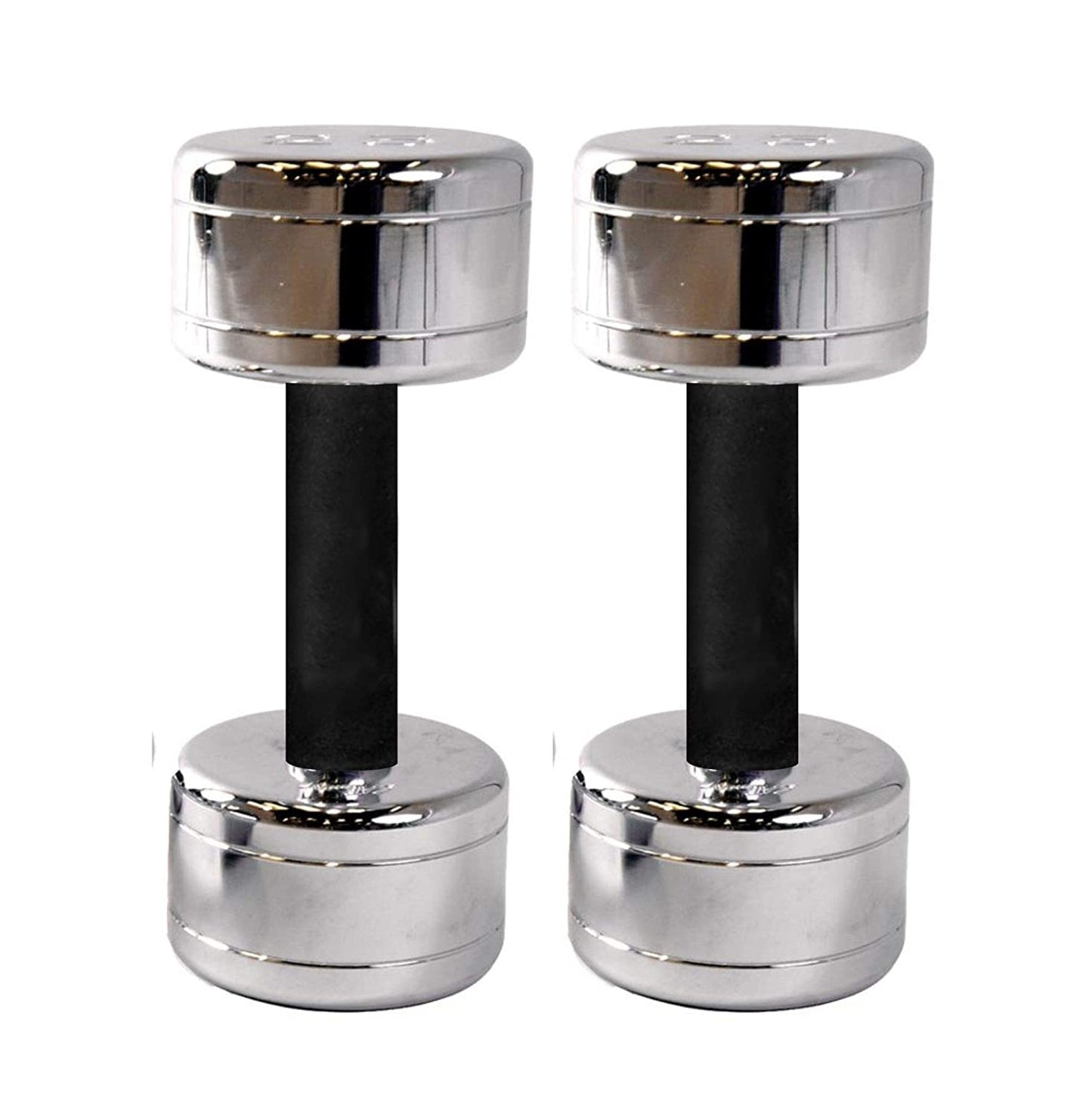 Kore Steel Professional 1-10 Kg (Set of Two) Fixed Dumbbells Home Gym Exercise Equipment for Men & Women (DM-STEEL-COMBO16)