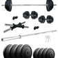 Kore 10-100 kg Home Gym Set with One 4 Ft Plain and One Pair Dumbbell Rods (COMBO9-WB-WA)